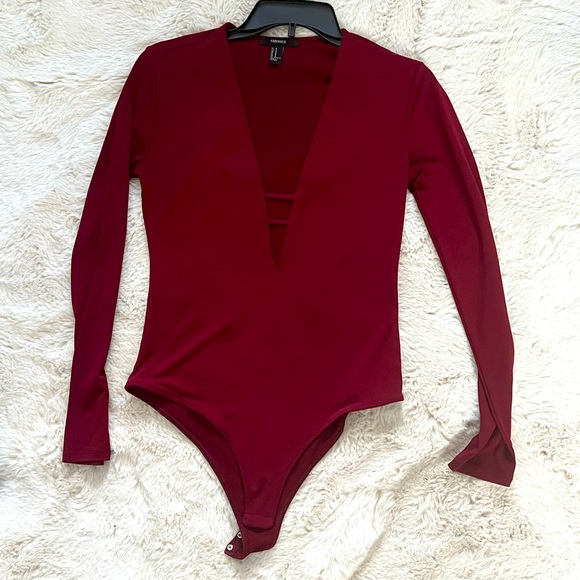 V neck Plunge neck bodysuit - Picture 1 of 2